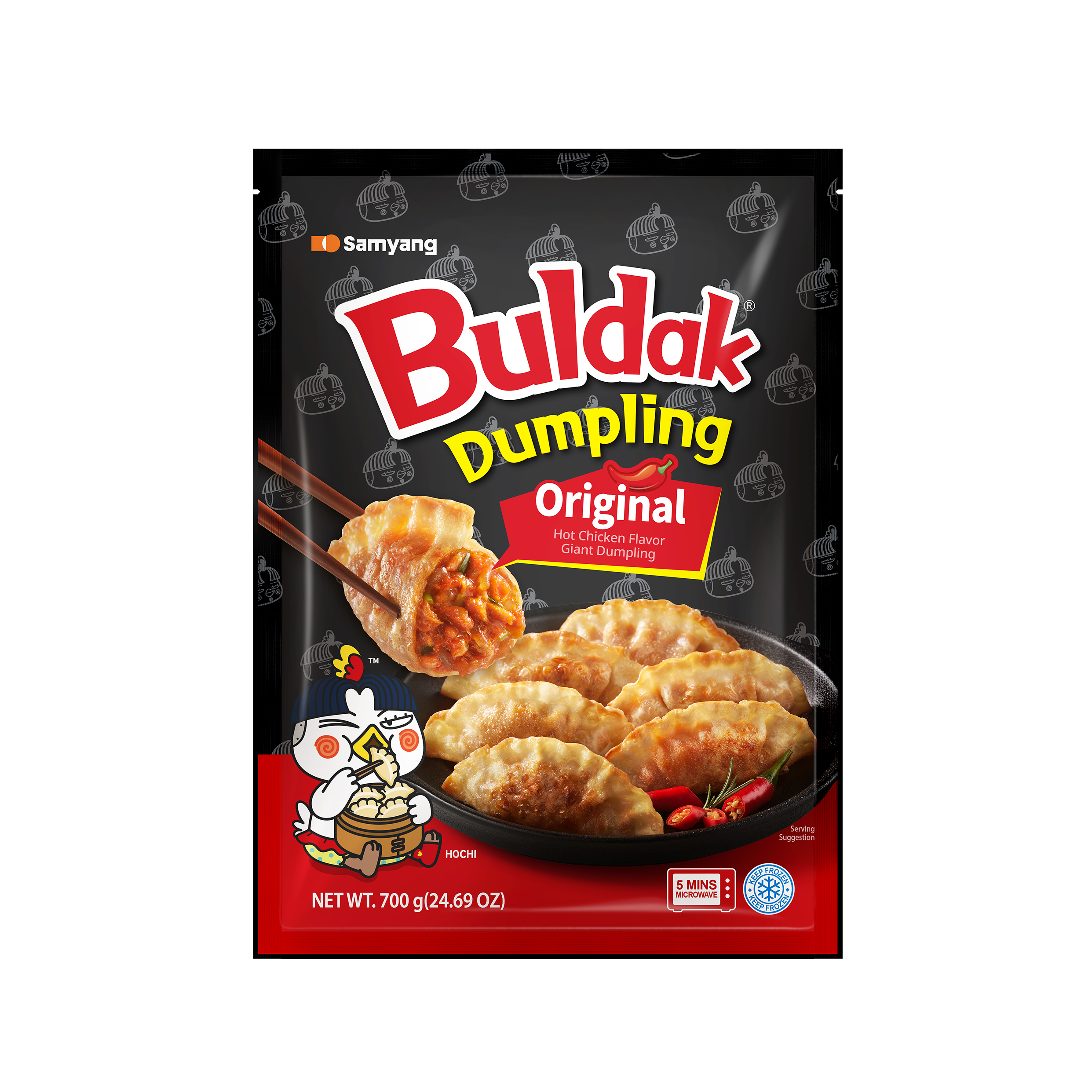 SAMYANG Spicy chicken gyoza mandu 불닭왕교자만두 700g